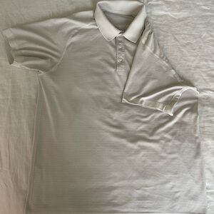 White Lululemon athletic polo